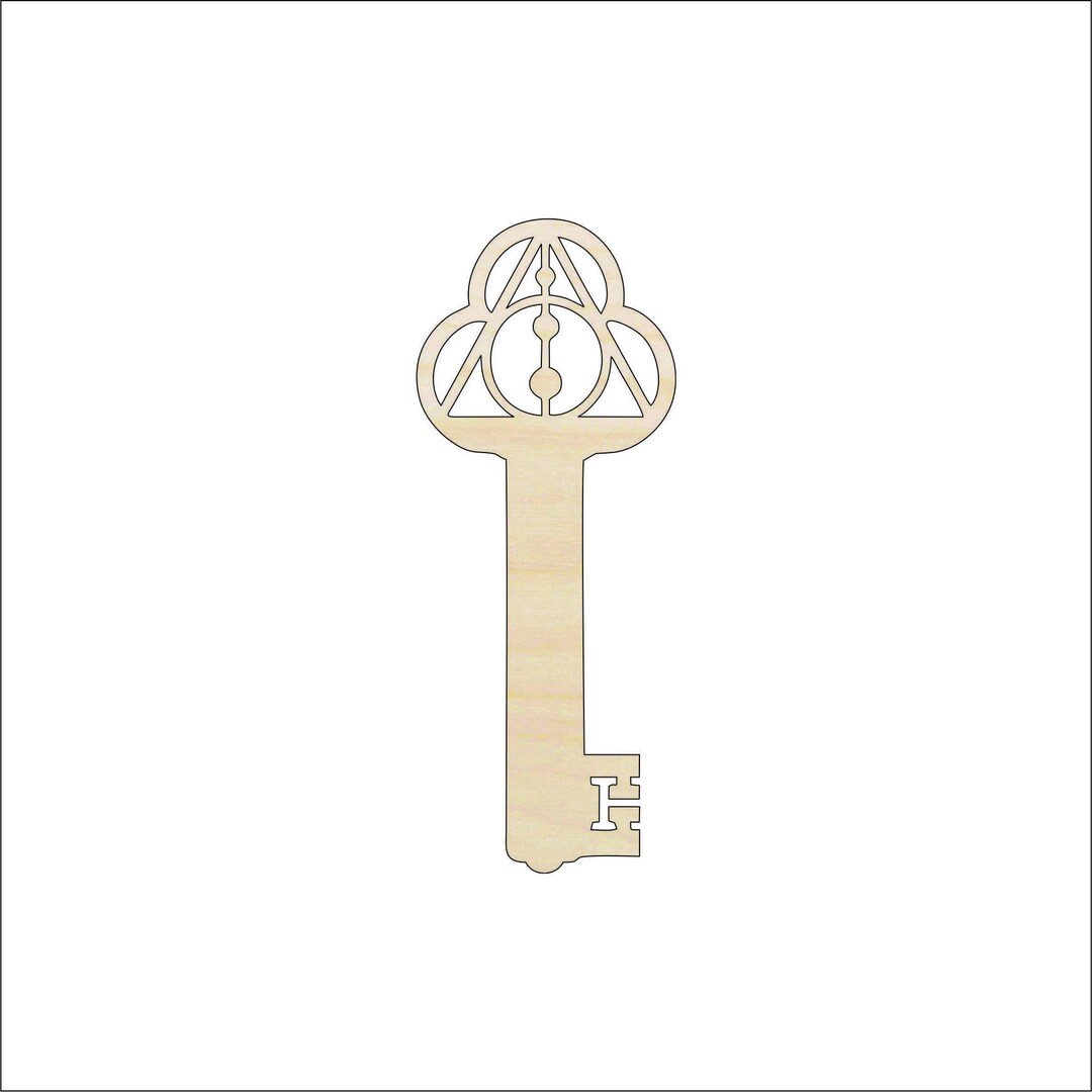 Key - Laser Cut Out Unfinished Wood Shape Craft Supply KEY17 - Etsy