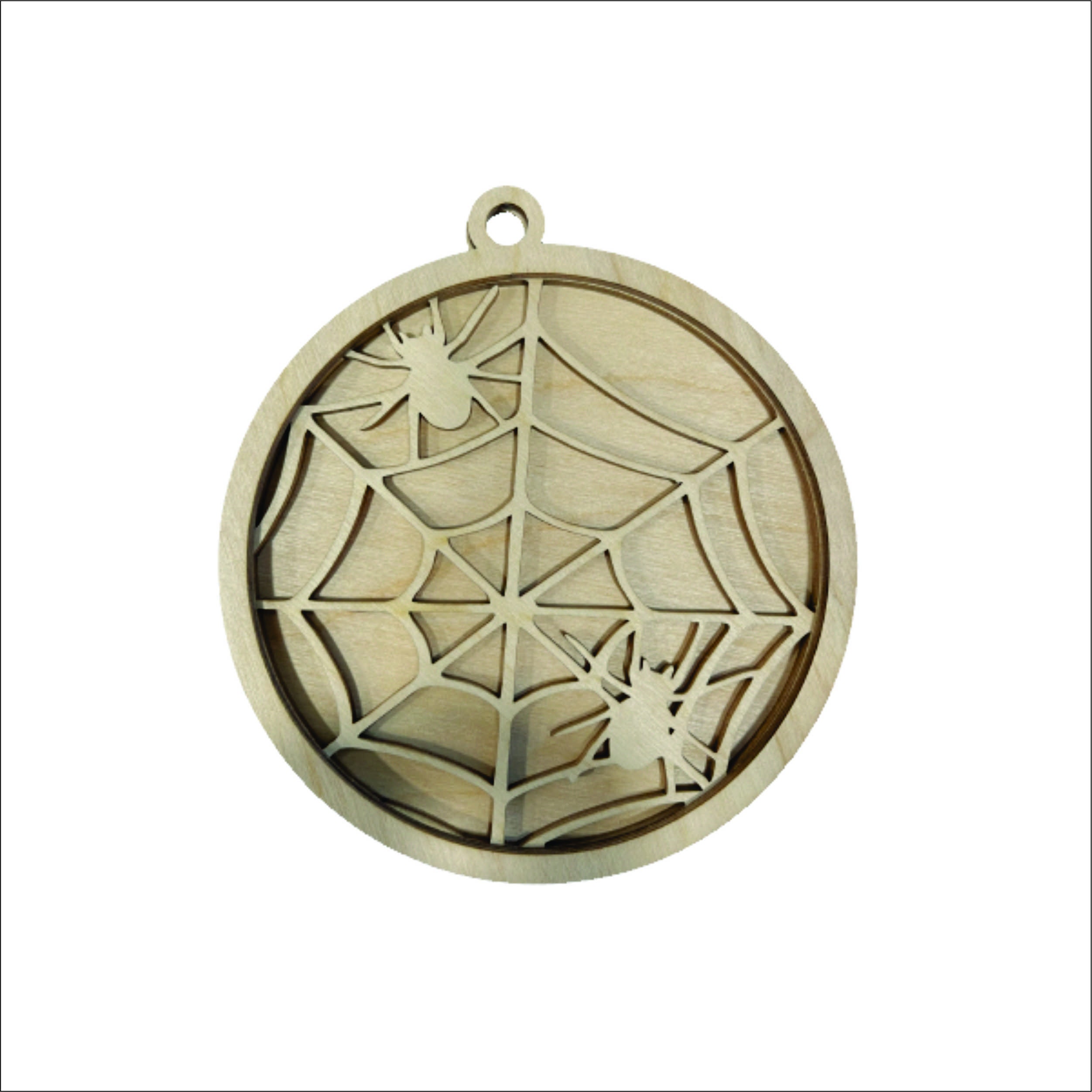 3D Ornament Spider 3 Pieces Laser Cut Out Unfinished ORN316 3D Ornament Spider 3 Pieces Laser Cut Out Unfinished ORN316