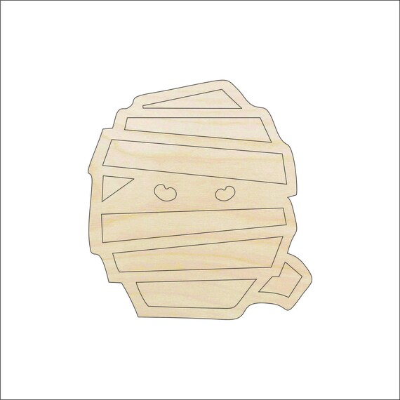 Monster Mummy - Laser Cut Out Unfinished Wood Craft Shape FAL262 Monster Mummy - Laser Cut Out Unfinished Wood Craft Shape FAL262