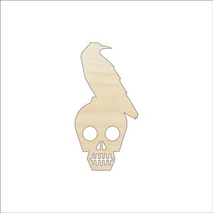 Skull - Laser Cut Out Unfinished Wood Craft Shape SKL7 Skull - Laser Cut Out Unfinished Wood Craft Shape SKL7