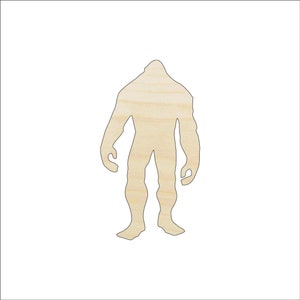 Bigfoot - Laser Cut Out Unfinished Wood Craft Shape MYTH9 Bigfoot - Laser Cut Out Unfinished Wood Craft Shape MYTH9