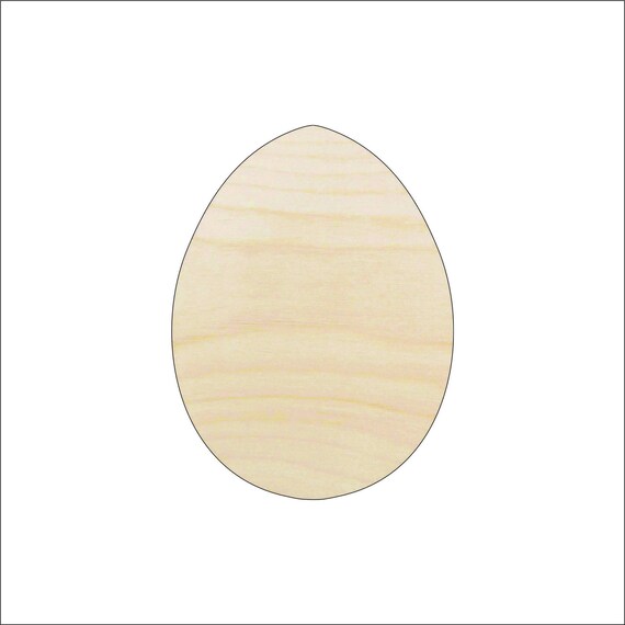 Food Egg - Laser Cut Out Unfinished Wood Craft Shape FOD140 Food Egg - Laser Cut Out Unfinished Wood Craft Shape FOD140