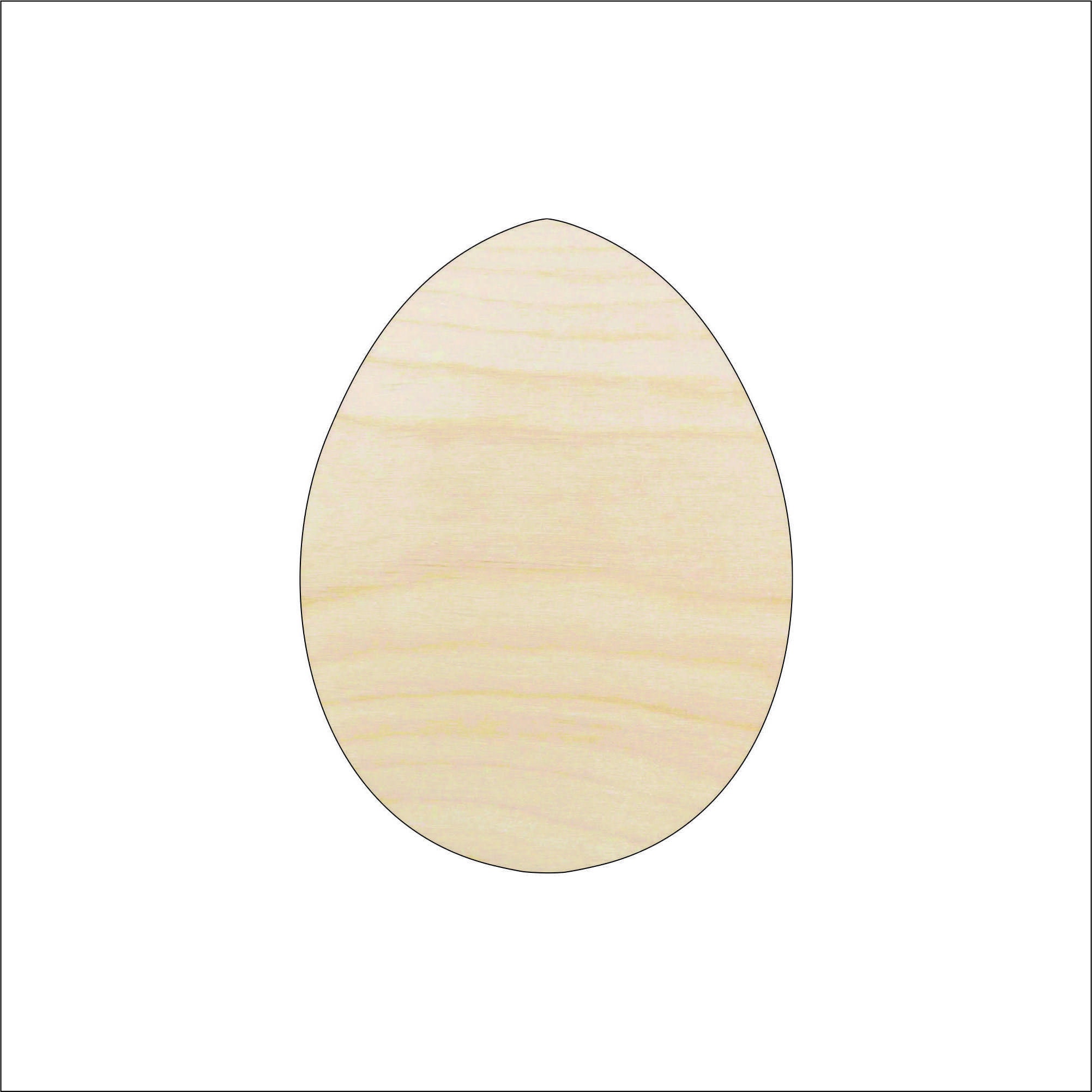Food Egg - Laser Cut Out Unfinished Wood Craft Shape FOD140 Food Egg - Laser Cut Out Unfinished Wood Craft Shape FOD140