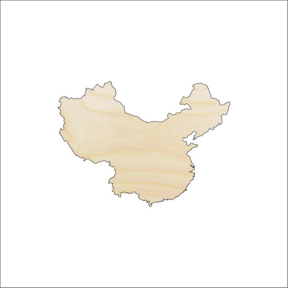 Country China - Laser Cut Out Unfinished Wood Craft Shape WLD14 Country China - Laser Cut Out Unfinished Wood Craft Shape WLD14