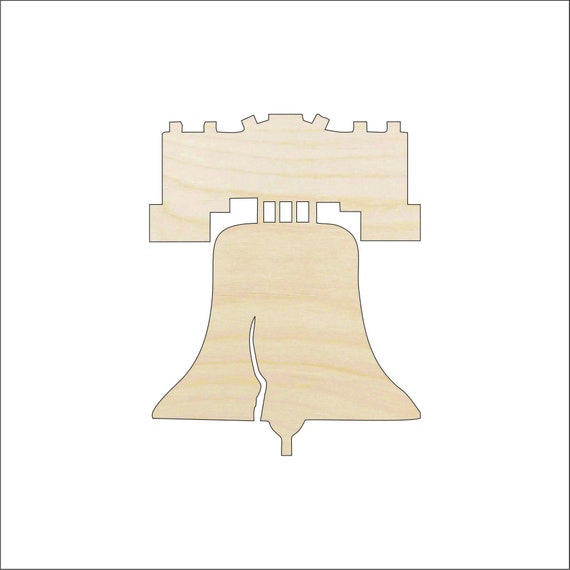 USA Liberty Bell - Laser Cut Out Unfinished Wood Craft Shape 4TH12 USA Liberty Bell - Laser Cut Out Unfinished Wood Craft Shape 4TH12