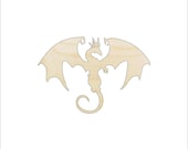 Dragon - Laser Cut Out Unfinished Wood Craft Shape MYTH85 Dragon - Laser Cut Out Unfinished Wood Craft Shape MYTH85