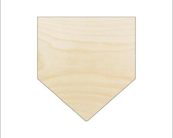 Sport Baseball Plate - Laser Cut Out Unfinished Wood Craft Shape SPT160 Sport Baseball Plate - Laser Cut Out Unfinished Wood Craft Shape SPT160