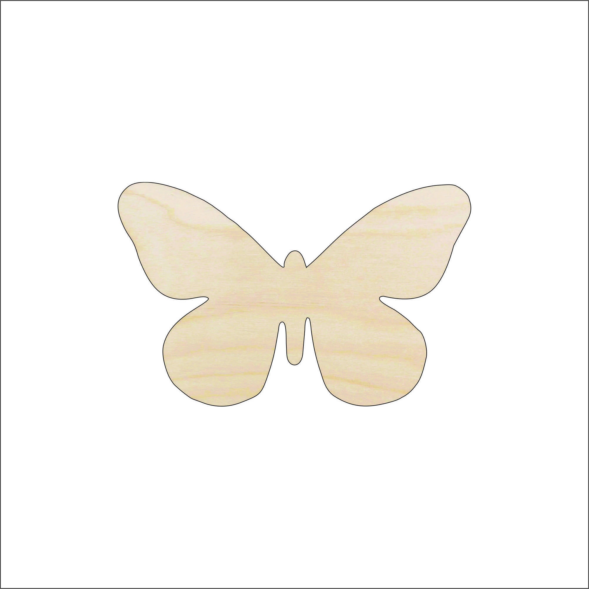 Butterfly - Laser Cut Out Unfinished Wood Craft Shape BUG42 Butterfly - Laser Cut Out Unfinished Wood Craft Shape BUG42