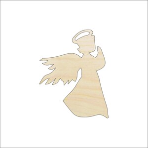 Angel - Laser Cut Out Unfinished Wood Craft Shape REL89 Angel - Laser Cut Out Unfinished Wood Craft Shape REL89