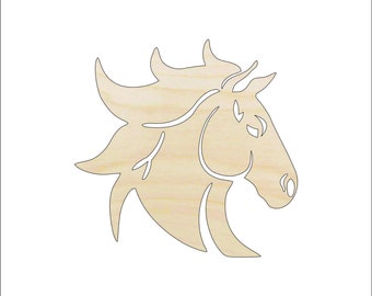 Horse - Laser Cut Out Unfinished Wood Craft Shape HRS87 Horse - Laser Cut Out Unfinished Wood Craft Shape HRS87
