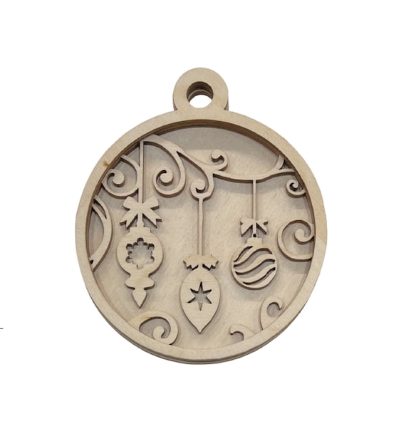 3D Ornament Bird 3 Pieces Laser Cut Out Unfinished ORN94 3D Ornament Bird 3 Pieces Laser Cut Out Unfinished ORN94
