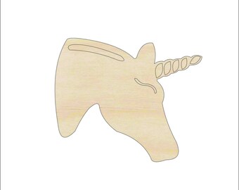 Unicorn - Laser Cut Out Unfinished Wood Craft Shape MYTH163 Unicorn - Laser Cut Out Unfinished Wood Craft Shape MYTH163