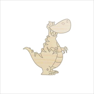 Dinosaur - Laser Cut Out Unfinished Wood Craft Shape DIN7 Dinosaur - Laser Cut Out Unfinished Wood Craft Shape DIN7