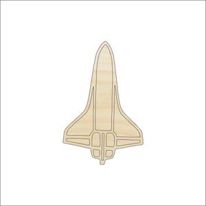 Spaceship - Laser Cut Out Unfinished Wood Craft Shape SPC49 Spaceship - Laser Cut Out Unfinished Wood Craft Shape SPC49
