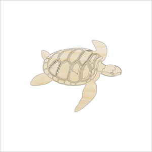 Sea Turtle - Laser Cut Out Unfinished Wood Craft Shape SEA83 Sea Turtle - Laser Cut Out Unfinished Wood Craft Shape SEA83