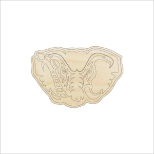 Elephant - Laser Cut Out Unfinished Wood Craft Shape ELE21 Elephant - Laser Cut Out Unfinished Wood Craft Shape ELE21