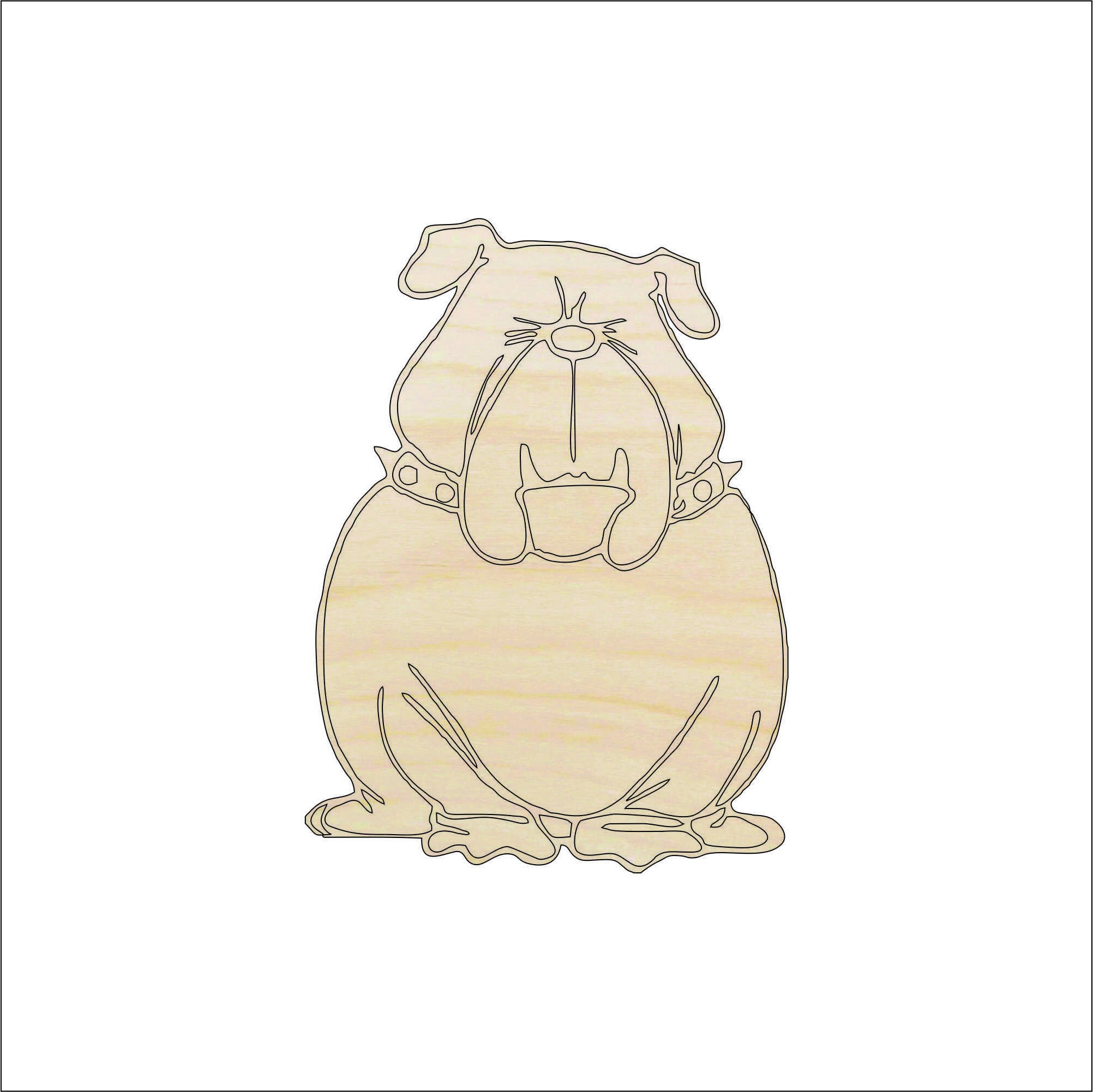 Dog - Laser Cut Out Unfinished Wood Craft Shape DOG63 Dog - Laser Cut Out Unfinished Wood Craft Shape DOG63