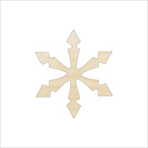 Snowflake - Laser Cut Out Unfinished Wood Craft Shape SNW7 Snowflake - Laser Cut Out Unfinished Wood Craft Shape SNW7