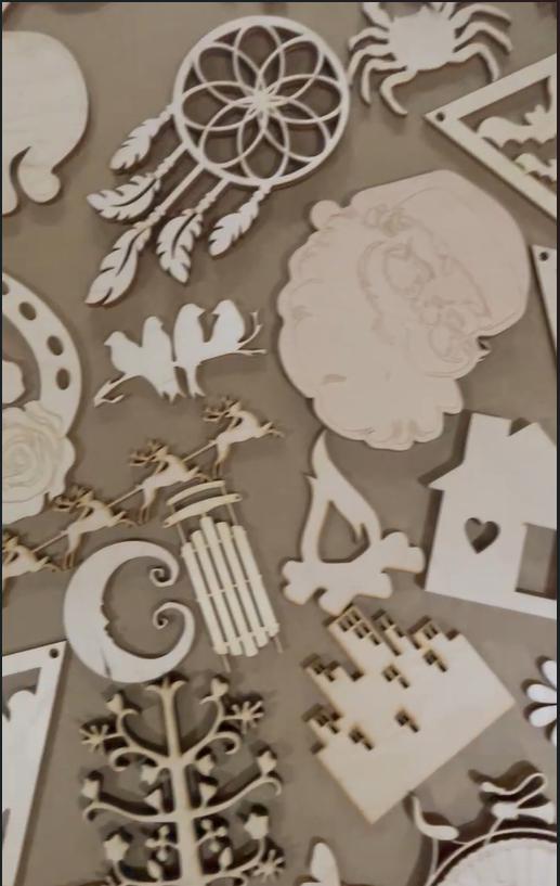 Fish - Laser Cut Out Unfinished Wood Craft Shape FSH76 Fish - Laser Cut Out Unfinished Wood Craft Shape FSH76