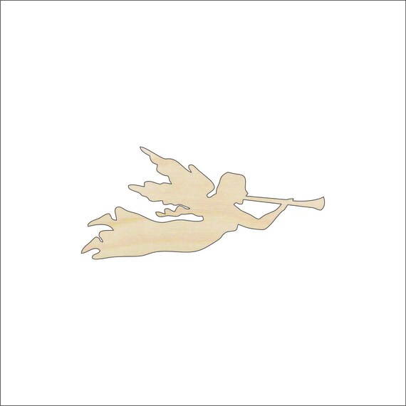 Angel - Laser Cut Out Unfinished Wood Craft Shape XMS186 Angel - Laser Cut Out Unfinished Wood Craft Shape XMS186