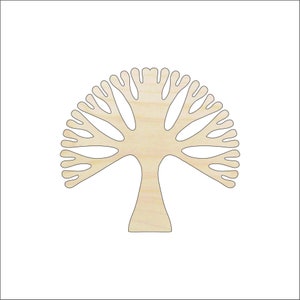 Tree - Laser Cut Out Unfinished Wood Craft Shape TRE22 Tree - Laser Cut Out Unfinished Wood Craft Shape TRE22