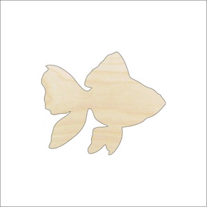 Fish - Laser Cut Out Unfinished Wood Craft Shape FSH47 Fish - Laser Cut Out Unfinished Wood Craft Shape FSH47