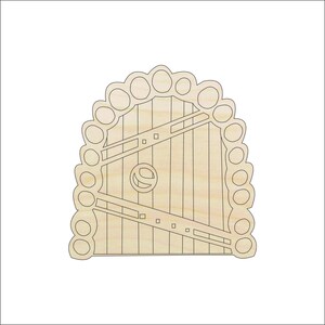 Door - Laser Cut Out Unfinished Wood Craft Shape BLD77 Door - Laser Cut Out Unfinished Wood Craft Shape BLD77