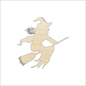 Witch - Laser Cut Out Unfinished Wood Craft Shape FAL216 Witch - Laser Cut Out Unfinished Wood Craft Shape FAL216