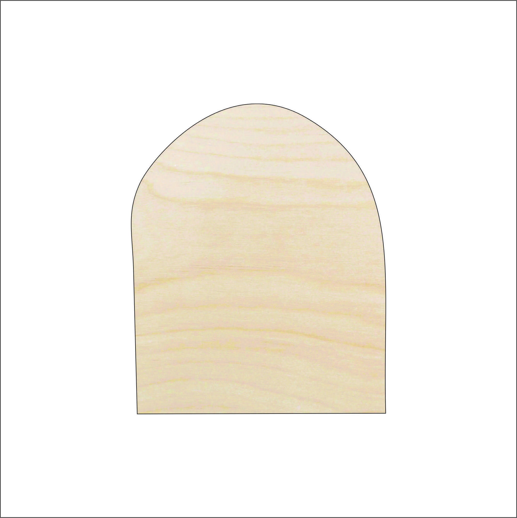 Tombstone - Laser Cut Out Unfinished Wood Craft Shape FAL164 Tombstone - Laser Cut Out Unfinished Wood Craft Shape FAL164