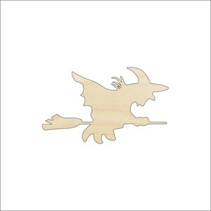 Witch - Laser Cut Out Unfinished Wood Craft Shape FAL114 Witch - Laser Cut Out Unfinished Wood Craft Shape FAL114