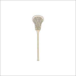 Sport Lacrosse Stick - Laser Cut Out Unfinished Wood Craft Shape SPT423 Sport Lacrosse Stick - Laser Cut Out Unfinished Wood Craft Shape SPT423