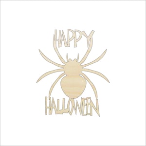 Sign Halloween - Laser Cut Out Unfinished Wood Craft Shape FAL135 Sign Halloween - Laser Cut Out Unfinished Wood Craft Shape FAL135