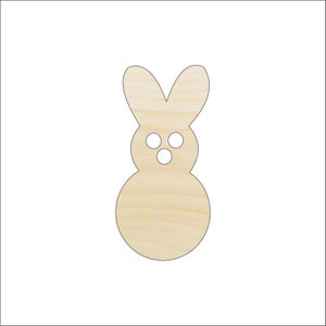Bunny - Laser Cut Out Unfinished Wood Craft Shape ESR23 Bunny - Laser Cut Out Unfinished Wood Craft Shape ESR23