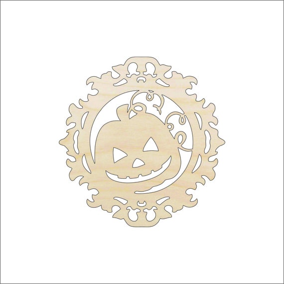 Design Pumpkin - Laser Cut Out Unfinished Wood Craft Shape FAL34 Design Pumpkin - Laser Cut Out Unfinished Wood Craft Shape FAL34