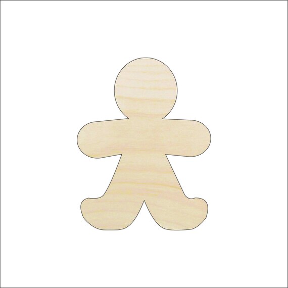 Dessert Gingerbread - Laser Cut Out Unfinished Wood Craft Shape XMS147 Dessert Gingerbread - Laser Cut Out Unfinished Wood Craft Shape XMS147