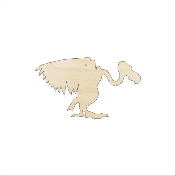Bird Vulture - Laser Cut Out Unfinished Wood Craft Shape BRD160 Bird Vulture - Laser Cut Out Unfinished Wood Craft Shape BRD160