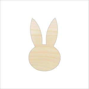 Bunny - Laser Cut Out Unfinished Wood Craft Shape BNY27 Bunny - Laser Cut Out Unfinished Wood Craft Shape BNY27
