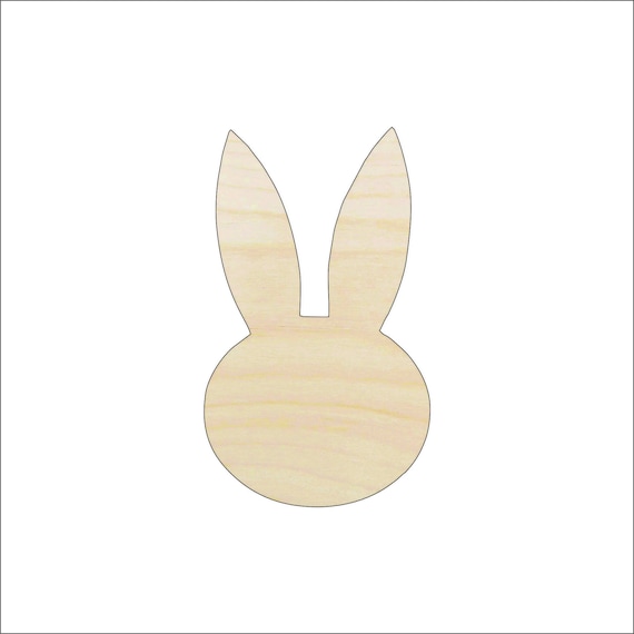 Bunny - Laser Cut Out Unfinished Wood Craft Shape BNY26 Bunny - Laser Cut Out Unfinished Wood Craft Shape BNY26