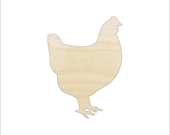 Bird Chicken - Laser Cut Out Unfinished Wood Craft Shape BRD85 Bird Chicken - Laser Cut Out Unfinished Wood Craft Shape BRD85