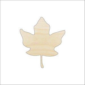 Leaf - Laser Cut Out Unfinished Wood Craft Shape LEF45 Leaf - Laser Cut Out Unfinished Wood Craft Shape LEF45