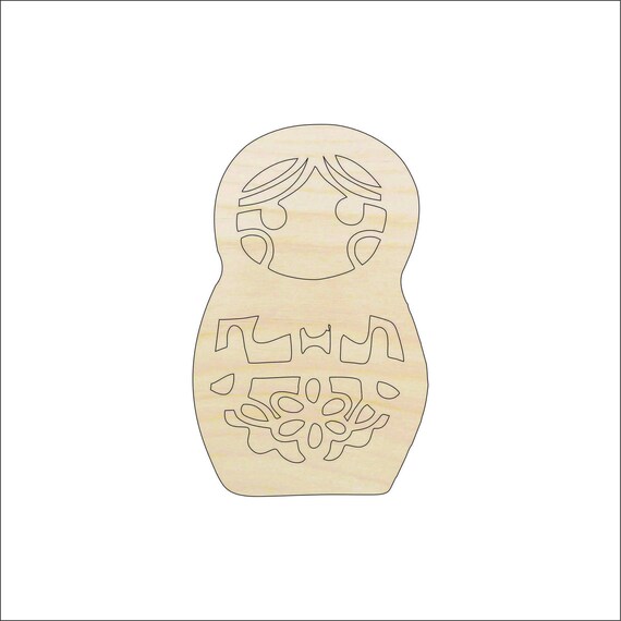 Toy Matryoshka Doll - Laser Cut Out Unfinished Wood Craft Shape TOY34 Toy Matryoshka Doll - Laser Cut Out Unfinished Wood Craft Shape TOY34