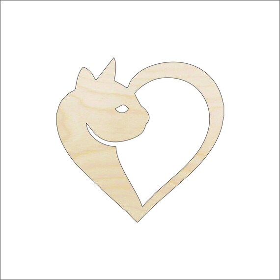 Cat - Laser Cut Out Unfinished Wood Craft Shape CAT60 Cat - Laser Cut Out Unfinished Wood Craft Shape CAT60
