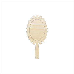 Beauty Mirror - Laser Cut Out Unfinished Wood Craft Shape BTY16 Beauty Mirror - Laser Cut Out Unfinished Wood Craft Shape BTY16