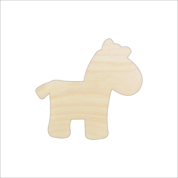 Zebra - Laser Cut Out Unfinished Wood Shape  Craft Supply ANML36