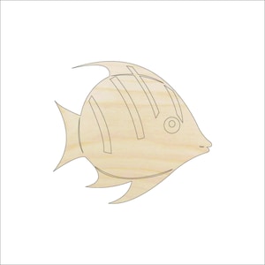 Fish - Laser Cut Out Unfinished Wood Craft Shape FSH5 Fish - Laser Cut Out Unfinished Wood Craft Shape FSH5