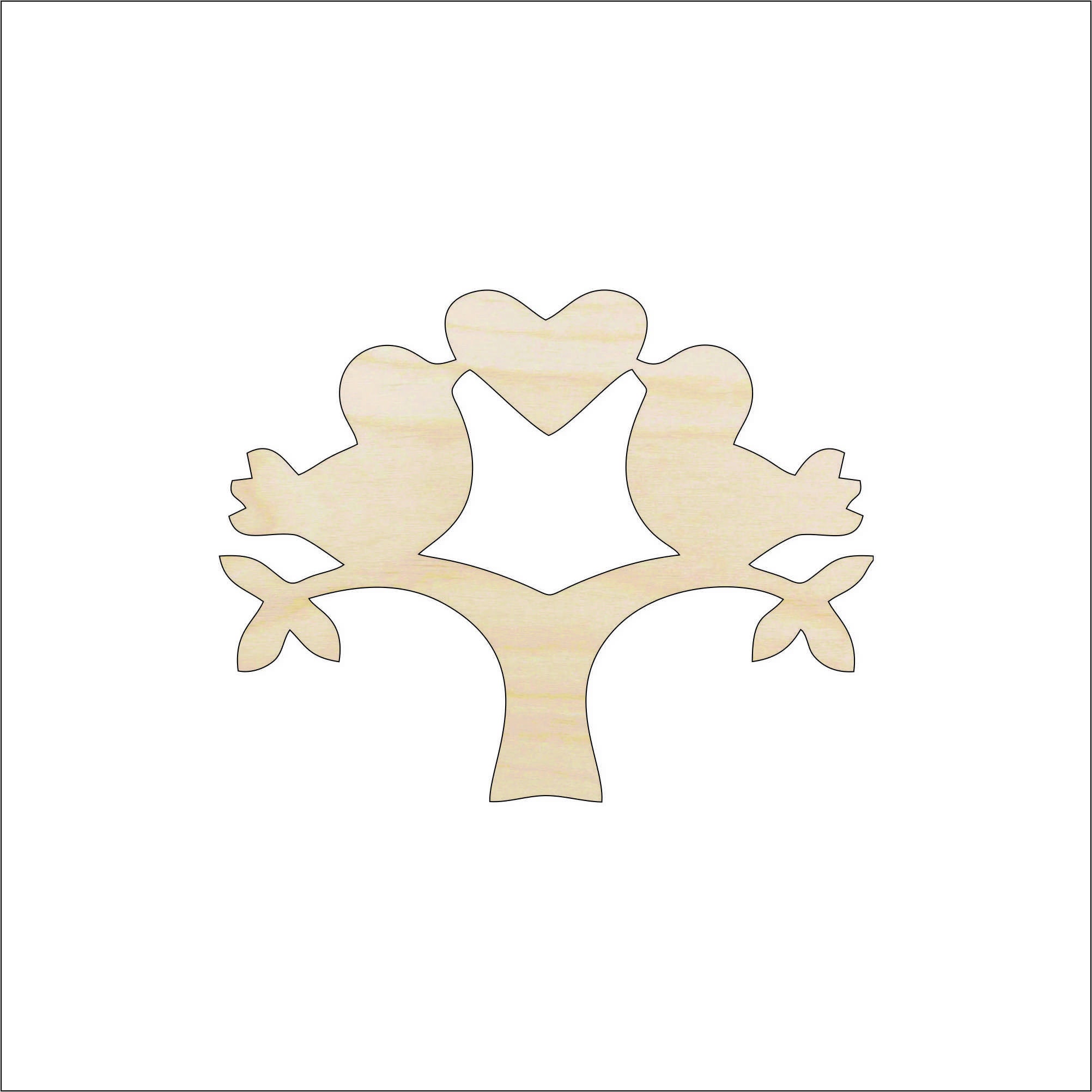 Bird - Laser Cut Out Unfinished Wood Craft Shape BRD175 Bird - Laser Cut Out Unfinished Wood Craft Shape BRD175