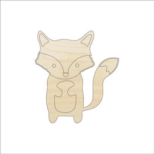 Fox - Laser Cut Out Unfinished Wood Craft Shape FOX19 Fox - Laser Cut Out Unfinished Wood Craft Shape FOX19