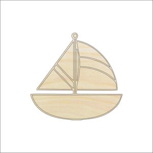 Boat - Laser Cut Out Unfinished Wood Craft Shape BOT39 Boat - Laser Cut Out Unfinished Wood Craft Shape BOT39