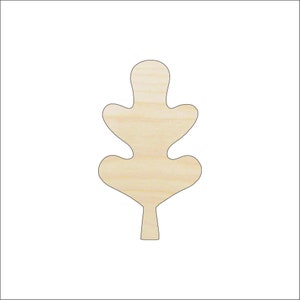 Leaf - Laser Cut Out Unfinished Wood Craft Shape LEF29 Leaf - Laser Cut Out Unfinished Wood Craft Shape LEF29