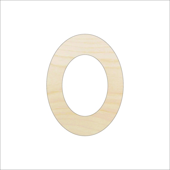Oval - Laser Cut Out Unfinished Wood Craft Shape BSC5 Oval - Laser Cut Out Unfinished Wood Craft Shape BSC5